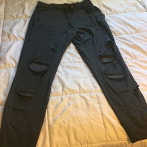 Hollister gray sweatpants